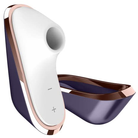 Satisfyer Traveler Vibrator | Auflegevibrator mit 11 Druckwellen-Programmen | Sex-Spielzeug für Frauen | Leise und starke Klitoris-Stimulation | Kleines Toy für ein erotisches Reisen | Stimulator