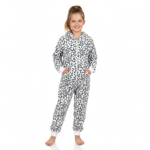 A2Z 4 Kids Girls Boys Leopard Snow Jumpsuits Soft - E.Soft Leopard Snow 13