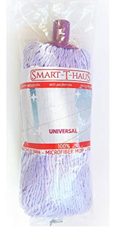 SMART-T-HAUS Fregona Microfibras 100% Antibacterias Color Lila Universal