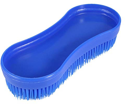 Pferdebürste, professionelle Pferdereinigung Pflege Silikonbürste Reitmassage-Werkzeug