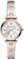 Fossil Damenuhr Carlie, Quarzwerk, 28mm zweifarbiges Edelstahlgehäuse mit Edelstahlarmband, ES5201