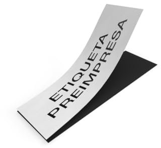 AimanGZ - 50 Etiquetas magnéticas flexibles, 40 x 120 mm, 0.9 mm de grosor