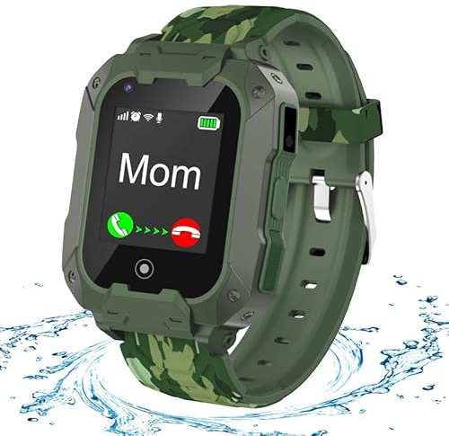 4G Kinder Smart Watch Smartwatch mit Video und Sprachanrufen, SOS Anrufe, Kamera, Musikspieler, Kindertag Geburtstag für 3-12 Jahre alt Jungen und Mädchen