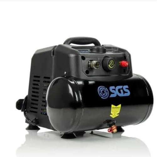 SGS Mighty Mini Direct Drive Oil-Less Air Compressor - 6.3CFM 1.5HP 6L