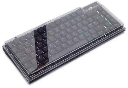 Decksaver Cover für die Azoth Republic of Gamers Tastaturserie - geräucherte/klare Schutzhülle, hergestellt in Großbritannien - Erstklassige Schutzabdeckung für Profi-Gamer