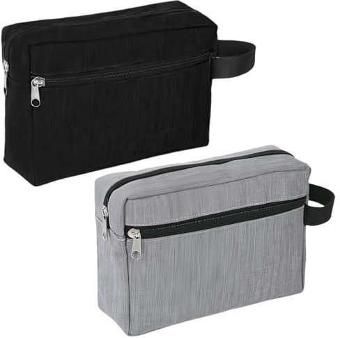 2 PCS Kulturtasche Herren wasserdichte Waschtasche Herren für Reise Sport Bad Multifunktional (Damen/Herren)