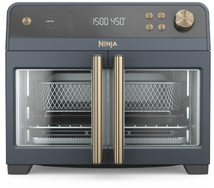 Ninja French Door Premier Air Fry Oven, 10-in-1, Cyberspace, FO101BL
