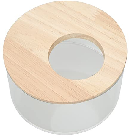 VGEBY Hamster Sandbadkar Transparent Akryl Rund Design för små Husdjur Säkert Giftfritt Badutrymme (Små)