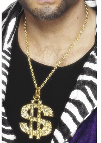 Smiffys Dollar Sign Medallion