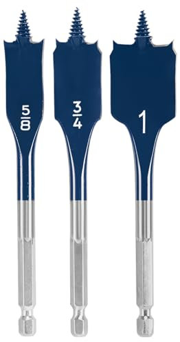 Bosch DSBS5003 3 pc. Daredevil Stubby Length Spade Bit Set