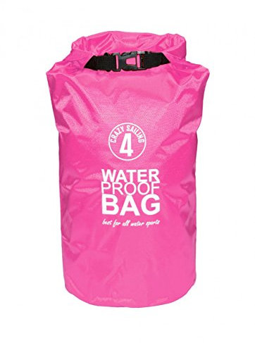 Navyline Ripstop Dry Bag - wasserdichter Rollbeutel Rollsack Seesack , Größe:5 Liter, Farbe:pink
