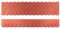 3 Streifen Dachschindeln Rund (41 mm) - First rot Manufaktur Martinshof Biberschwanz, Dachschindeln, Minidachschindeln, Schindelstreifen, Dachdeckung, Hundehütte Nistkasten, Vogelhaus, Spielhaus