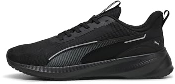 PUMA Unisex Flyer Lite 3 Road Running Shoe, Puma Black Puma Black Puma Silver, 10.5 UK