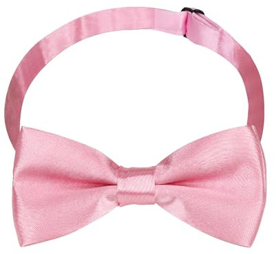 MAIANY pajaritas para niños, Clásico Nudo de Corbata para Niños y Jóvenes, Ajustable, para Eventos Festivos, Bodas y Cumpleaños, Accesorio de Moda para Niños (Rosa)