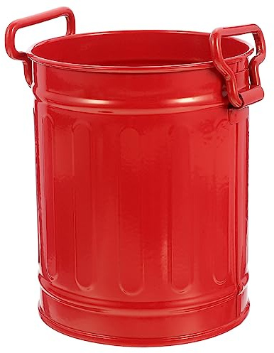 GETAJGHSD Cestino Da Scrivania in Ferro Contenitore Per Penne Cestino Per Spazzatura Domestica Portapenne Organizer Per Trucco Bidone Della Spazzatura Di Capacità Scatola Per Penne Scatola p