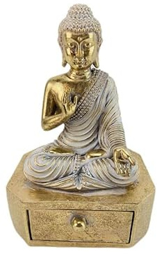 FIGURA/CAJA BUDA RESINA