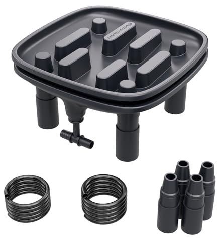 MARS HYDRO 2 bandejas de drenaje elevadas + tubo de drenaje de 1,2 m | para cultivo y cultivo de plantas en maceta