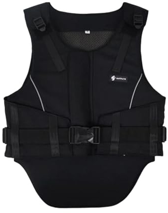 harayaa Horse Riding Vest Equestrian Vest Comfortable Padded Professional Waistcoat Protector for Adults Boys Girls Children, S