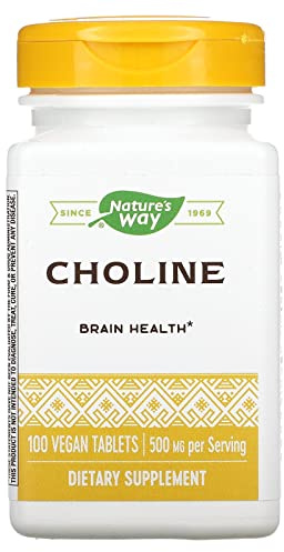 NATURE'S WAY Choline 500mg 100 Tablets