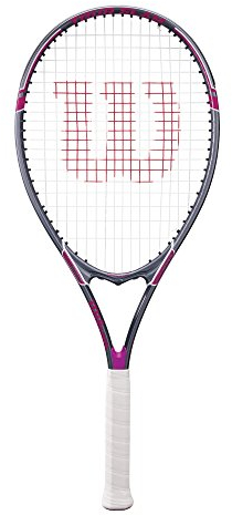 Wilson Tour Slam Adult Strung Tennis Racket, 4 1/4 - Purple