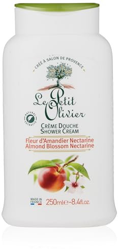 Shower Cream - Almond Blossom Nectarine by Le Petit Olivier for Unisex - 8.4 oz Shower Cream