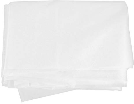 EXCEART Stickerei FüR Taschen, Einseitiges BüGelvlies Stoff VerstäRken 5 Meter Weiß FüR Applikationen Und Zierstiche