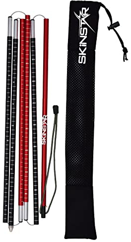 SkinStar Lawinensonde 320cm Light Alu Tourenski Lawinenausrüstung Wurfsonde 229g