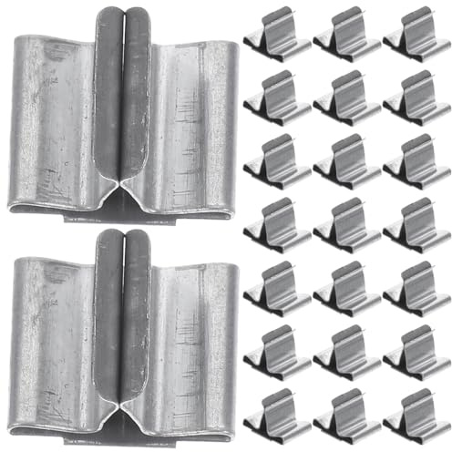 Homsfou 100 Uds Soportes De Mecha De Vela De Metal para Hacer Velas Accesorios para Mantener Mecha Centrada Y Fijada En Tarros De Cera 0.62X0.51X0.43In