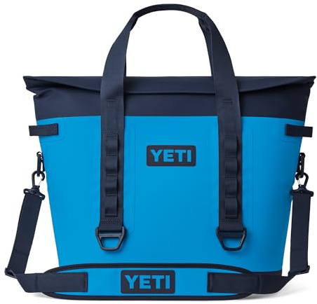 YETI Hopper M30 Portable Soft Cooler with MagShield Access, Big Wave Blue
