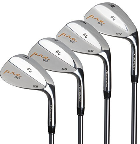 Pinemeadow Golf Herren Pre 4 Wedge Set Rechts Hand Stahl Regular 52 56 60 64