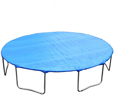 Baunsal® Trampolin Wetterschutzplane Ø 457 cm (WSPH) blau Trampolin Wetterplane Trampolin Abdeckung Winter Abdeckplane Trampolin Schutz Regenabdeckung Abdeckung Trampolin Winter