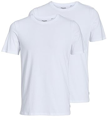 JACK & JONES herr JACBASIC CREW NECK TEE SS 2 PACK T-tröja (2-pack)