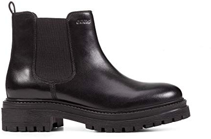 Geox Womens D Iridea Ankle Boots, Black, 4 UK