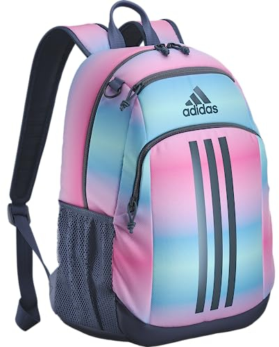 adidas Unisex-Erwachsene Creator Comfortable Durable Small Athletic Bag Or Laptop Backpack for Women and Men Rucksack Tasche, Farbverlauf, Rosenton, Pink/Onix-Grau, Einheitsgröße