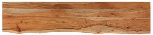 vidaXL Tischplatte 160x30x3,8cm Rechteckig Massivholz Akazie Baumkante