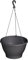 VERDENIA Melrose Pot de Fleurs à Suspendre, Design élégant et Durable, léger, intérieur et extérieur, résistant aux intempéries, diamètre : 26 cm, 26 x 26 x 60 cm, Anthracite