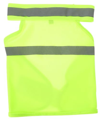 COSMEVIVI Reflektierende Hundeweste in Fluoreszierender Farbe Für Bei Outdoor-aktivitäten Verstellbar Für Kleine Mittelgroße Und Große Hunde