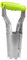 Bulb Planter With Depth Marker - 6cm Diameter, Heavy Soil, 10cm Depth With Spring Handle, Chromed Plated Steel, Gardening Plant Hand Tool, Garden Equipment, Bulb Transplant Device