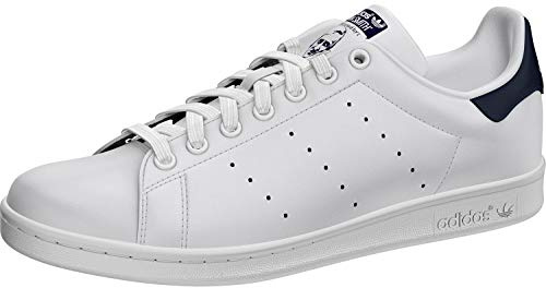 adidas Originals Stan Smith', Sneaker Basse Mixte, Running White/New Navy, 42 EU