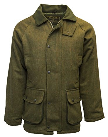Walker and Hawkes Derby Barlaston Shooting Tweedjacka, Mörk salvia, S