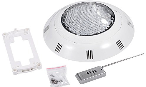 Simbassänglampor, 35 W RGB 300 LED-färgändrande fjärrkontroll undervattenspool IP68 vattentät spotlight nattlampa för vår sommar utomhus damm akvarium belysning dekoration