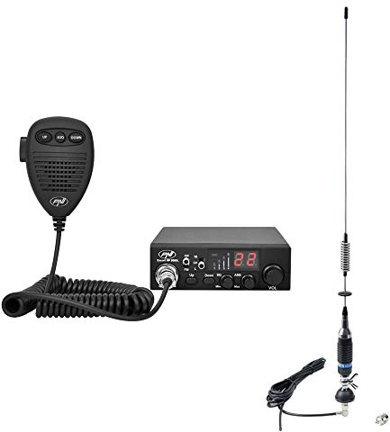 CB PNI Escort Radio Kit HP 8000L ASQ + CB PNI S75 Antenna with cable and fixed mount