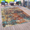Paco Home Outdoor Teppich Balkon Terrasse Vintage Küchenteppich Orient Muster Rauten Ethno, Grösse:200x280 cm, Farbe:Bunt 3