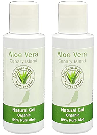 Aloe Vera Point Organic Aloe Vera Gel 99% 100ml kaltgepresst von Fuerteventura - 2 Einheiten