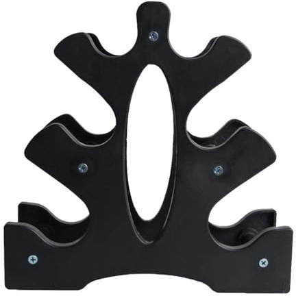 Toddmomy Dumbbell Storage Stand Compact Tripod Design Dumbbell Bracket for Home Gym Weight Organization and Floor Protection