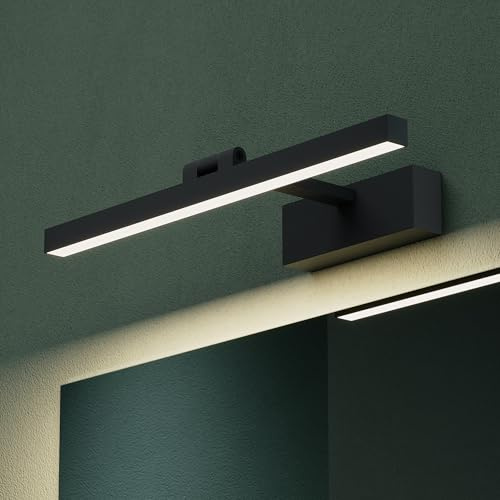 Mai & Mai Spiegelleuchte Bad 180° drehbar 40cm LED Spiegellampe Badezimmer