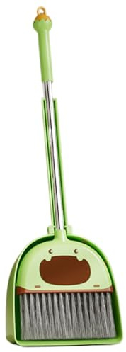 Set Di Pulizia Per Bambini - Set Di Scopa E Paletta | Fai Finta Il Kit Di Gioco Per Bambini Piccoli, Scopa Per Bambini E Set Di Pulizie Con Dustpan, Gioca E Impara Attività Educative Per La Casa E La