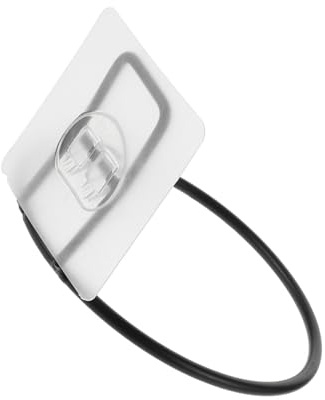 Wall Mounted PET Bowl Mount with Spill Prevention Iron Holder | Black Plastic Parts, Self Adhesive and Nail Free Stickers, Home Wall Mounting for Cats and Bowls