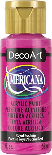 DecoArt Americana 2 oz Acrylic Multi-Purpose Paint, Royal Fuchsia