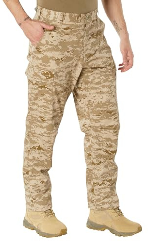 ROTHCO BDU - Straight Leg - Homme | Pantalon de travail robuste pour homme, pantalon de randonnée en plein air, pantalon de travail EDC, 6 poches de rangement